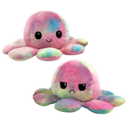 Octopus Plush Reversible Dual-Expression Soft Cotton