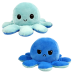 Octopus Plush Reversible Dual-Expression Soft Cotton