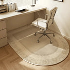 Office Chair Mat Short-Pile Velvet & Anti-Slip Backing