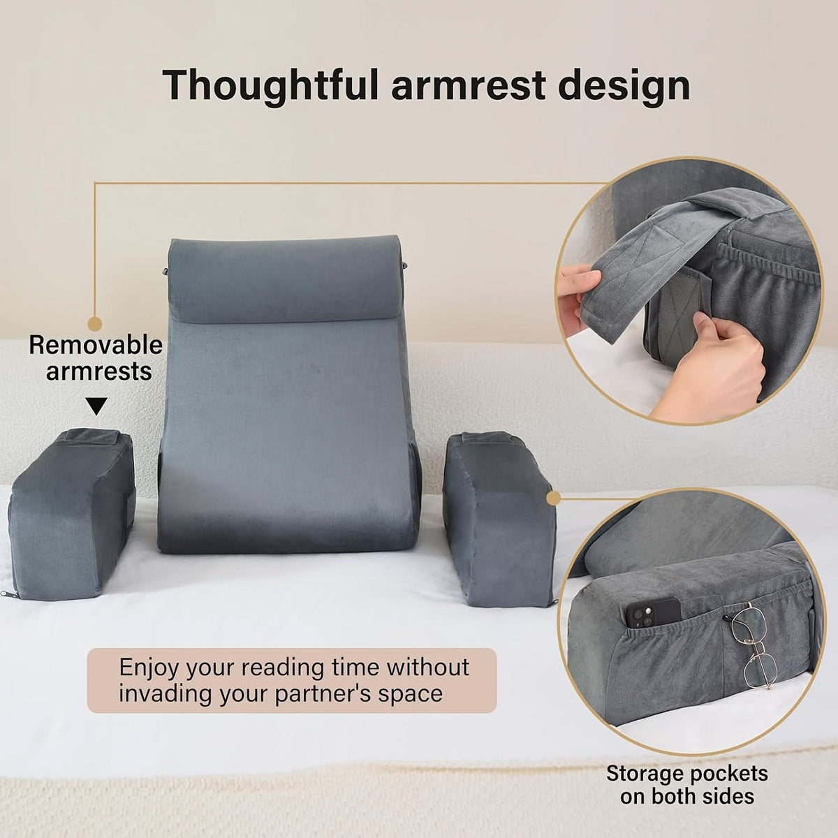 Office Nap Pillow Ergonomic Memory Foam & Breathable Cover