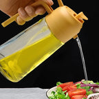 Oil Dispenser Glass Dual Pour & Measured Spray