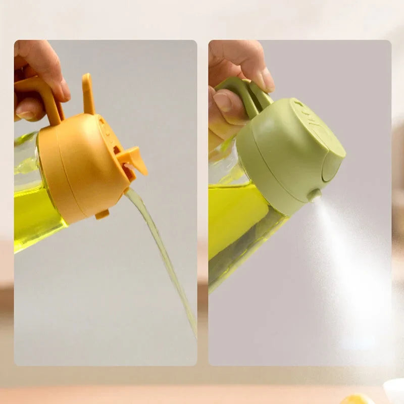 Oil Dispenser Glass Dual Pour & Measured Spray