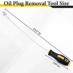 Oil Drain Plug Removal Tool Magnetic Flexible Shaft