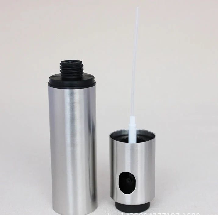 Oil Spray Bottle Fine Mist Stainless Steel & Glass