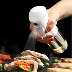 Oil Spray Bottle Glass Fine-Mist Refillable & Ergonomic