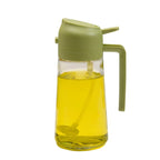 Oil Spray Bottle Glass Refillable Spray & Pour