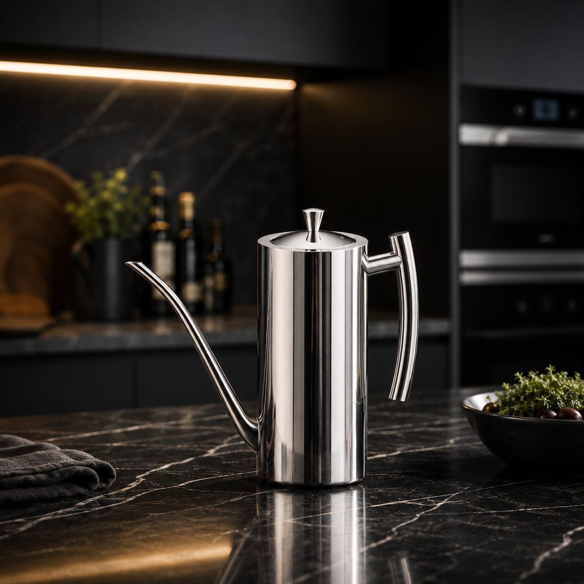Olive Oil Dispenser Stainless Steel Precision Spout