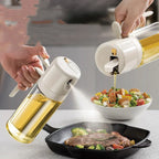 Olive Oil Spray Bottle Automatic One-Handed Spray & Pour