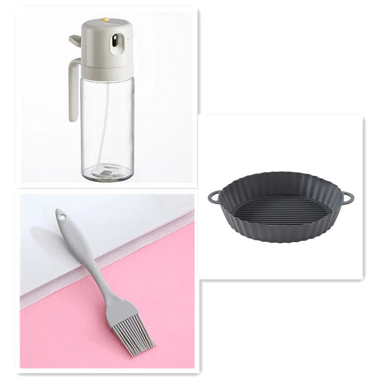 Olive Oil Spray Bottle Automatic One-Handed Spray & Pour