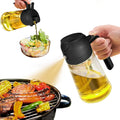 Olive Oil Sprayer & Dispenser Glass 16oz 2-in-1