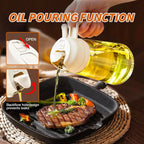 Olive Oil Sprayer Dual Spray & Dispenser Glass 470ml