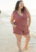 One-Piece Swimsuit Quick-Drying Polyester Lined