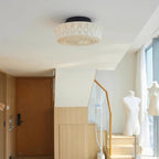 Opal Milk Glass Dimmable LED Flush Mount Ceiling Light