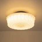 Opal Milk Glass Dimmable LED Flush Mount Ceiling Light