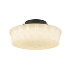 Opal Milk Glass Dimmable LED Flush Mount Ceiling Light