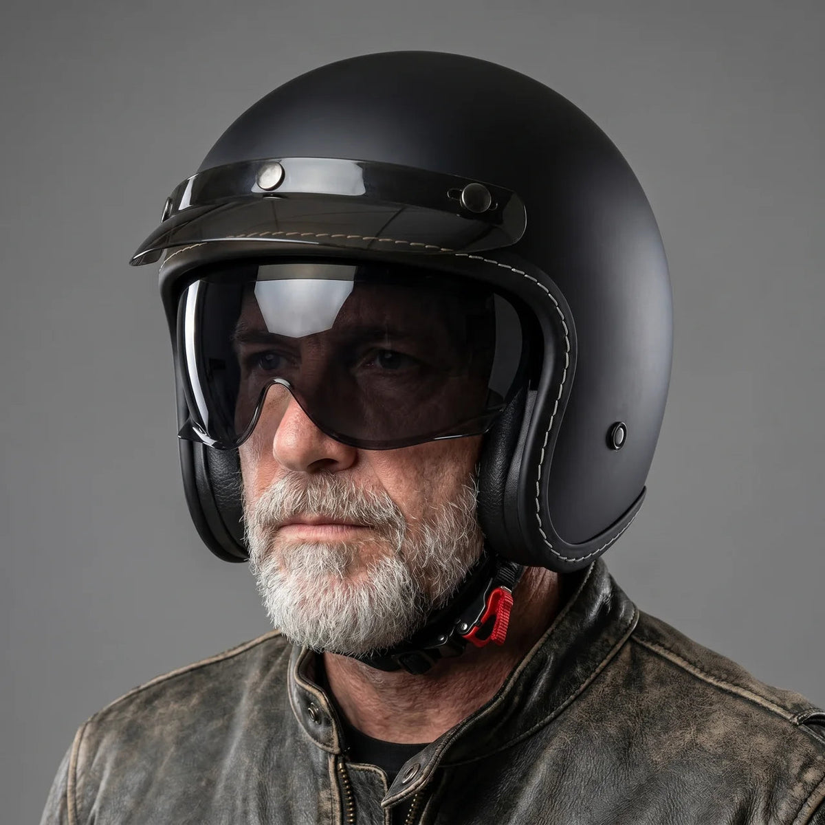 Open-Face Helmet Lightweight & Compact