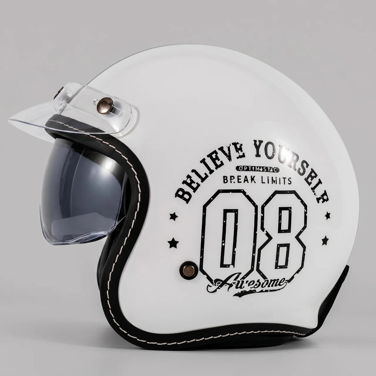 Open-Face Helmet Lightweight & Compact