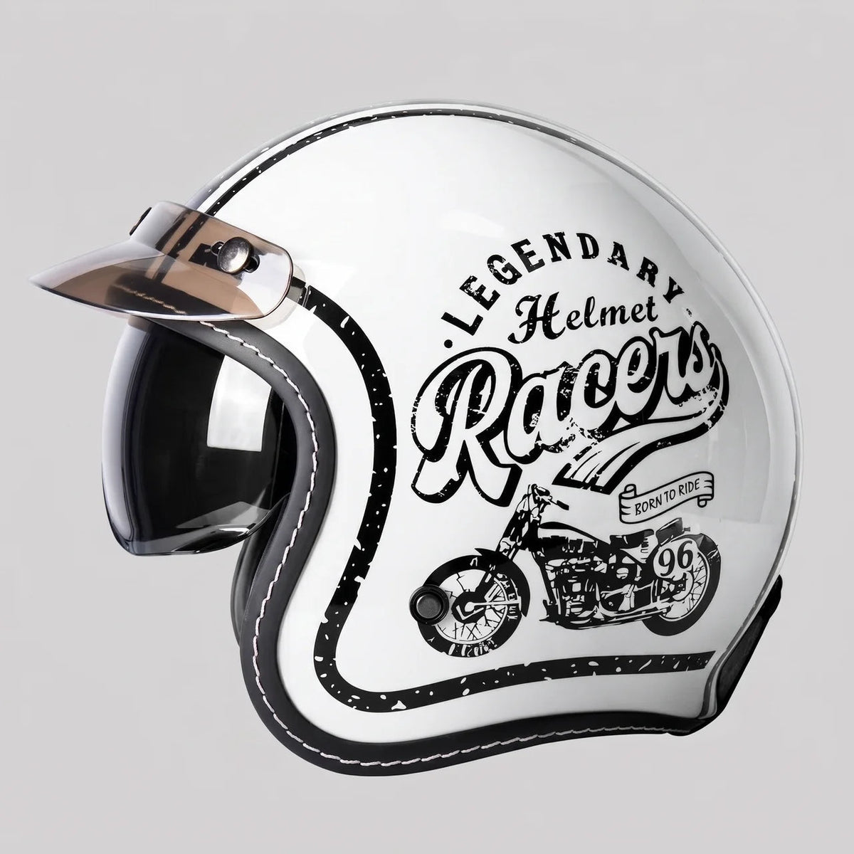 Open-Face Helmet Lightweight & Compact
