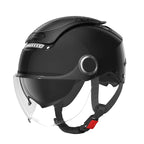 Open Face Motorcycle Helmet Dual-Lens Sun Visor Lightweight
