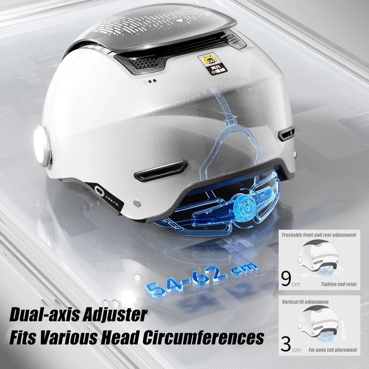 Open Face Motorcycle Helmet Dual-Lens Sun Visor Lightweight