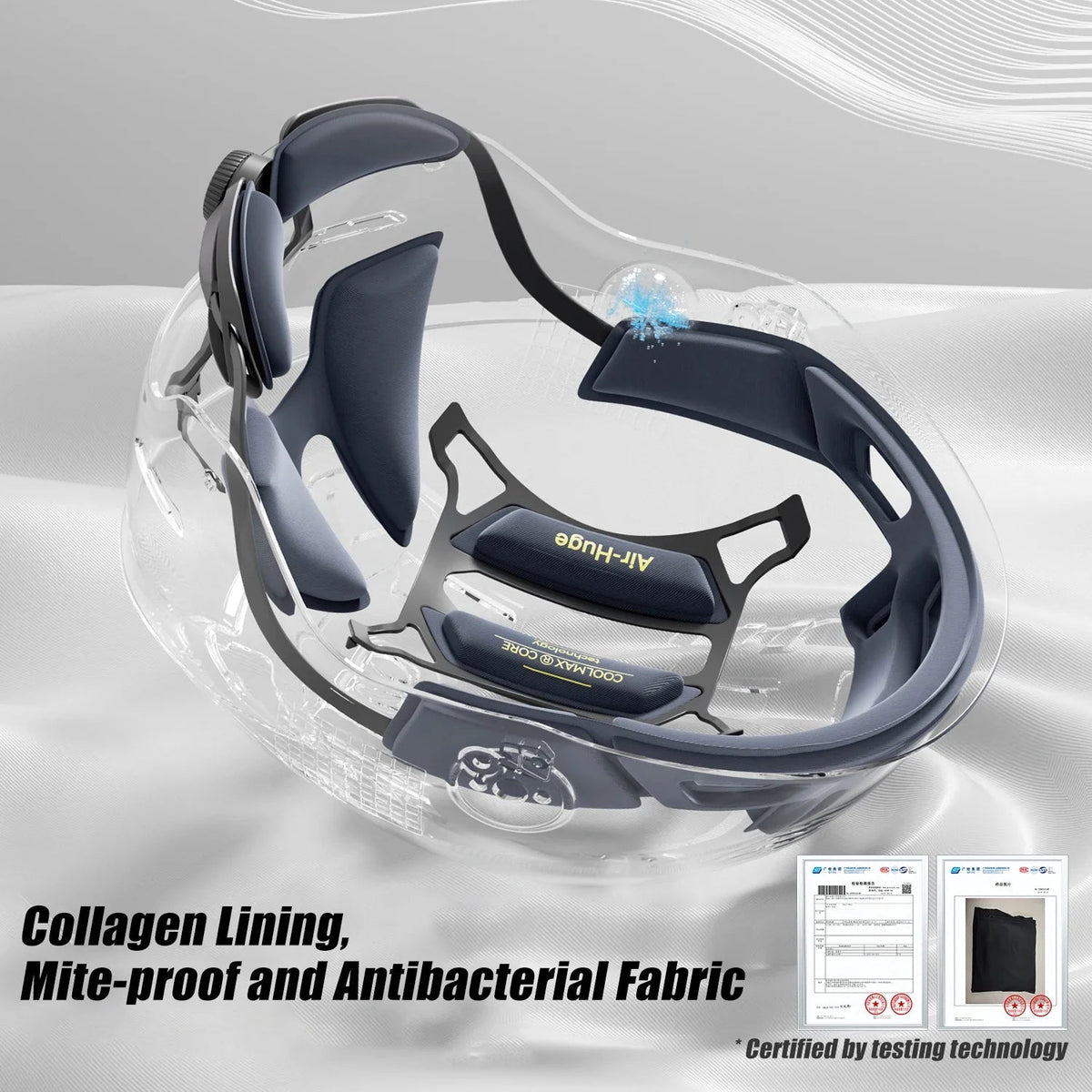 Open Face Motorcycle Helmet Dual-Lens Sun Visor Lightweight