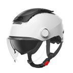 Open Face Motorcycle Helmet Dual-Lens Sun Visor Lightweight