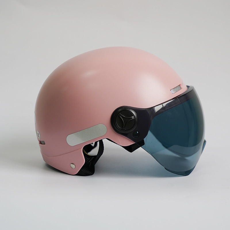 Open Face Motorcycle Helmet UV-Blocking & Impact-Resistant