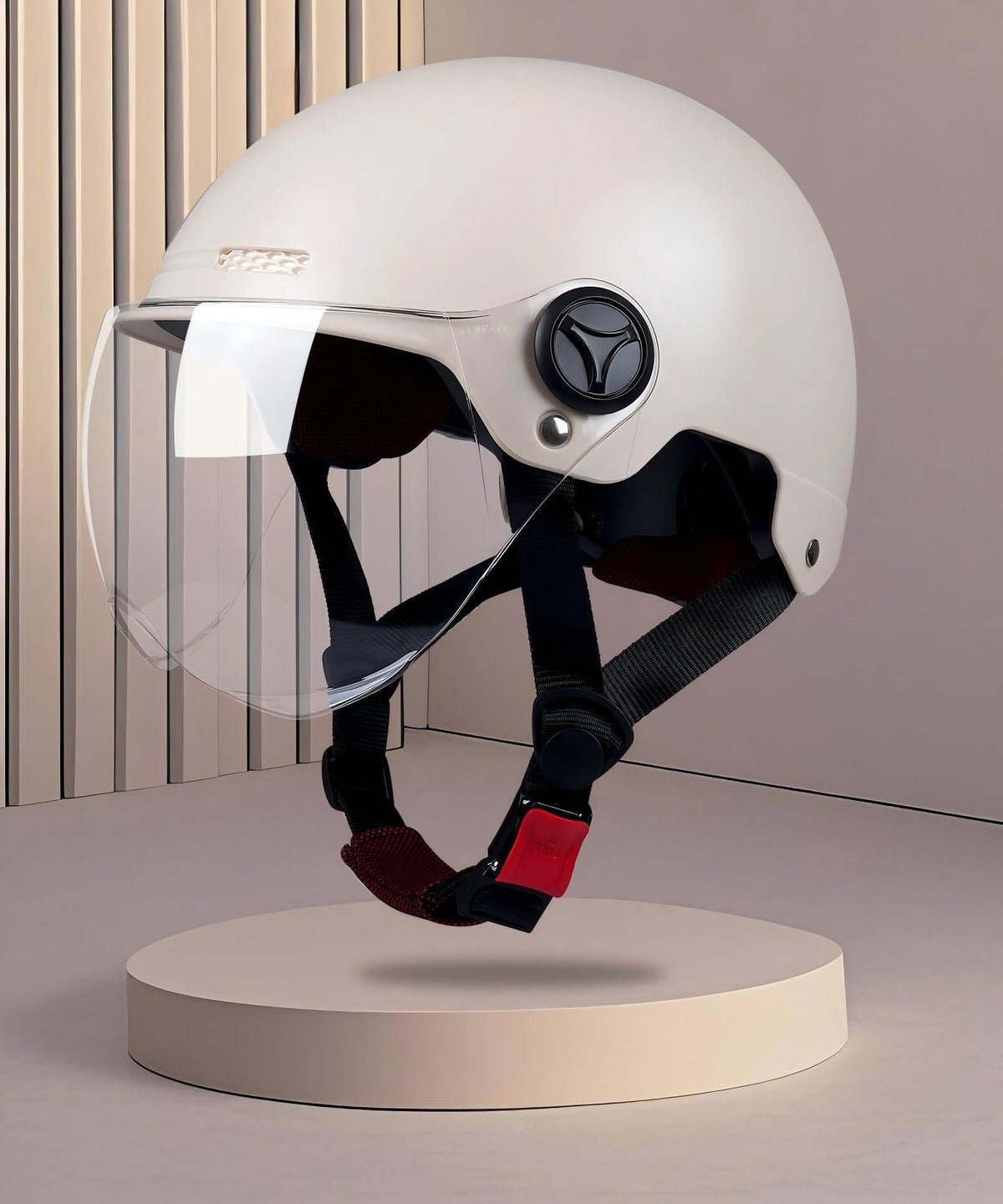 Open Face Motorcycle Helmet UV-Blocking & Impact-Resistant