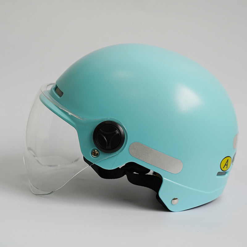 Open Face Motorcycle Helmet UV-Blocking & Impact-Resistant