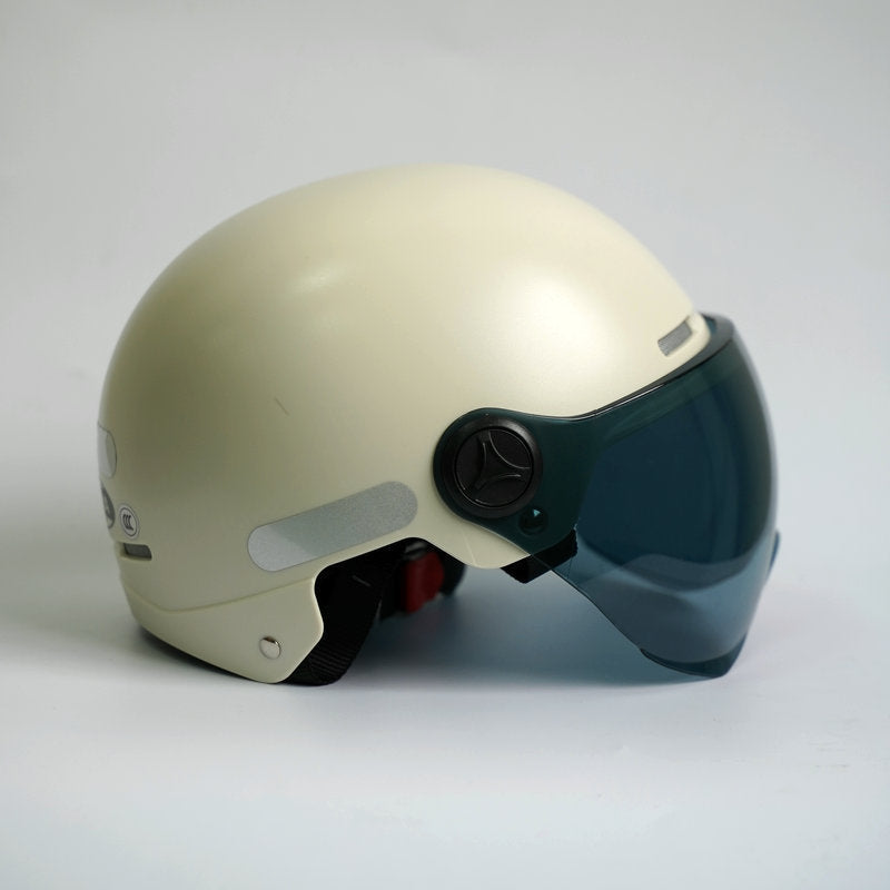 Open Face Motorcycle Helmet UV-Blocking & Impact-Resistant