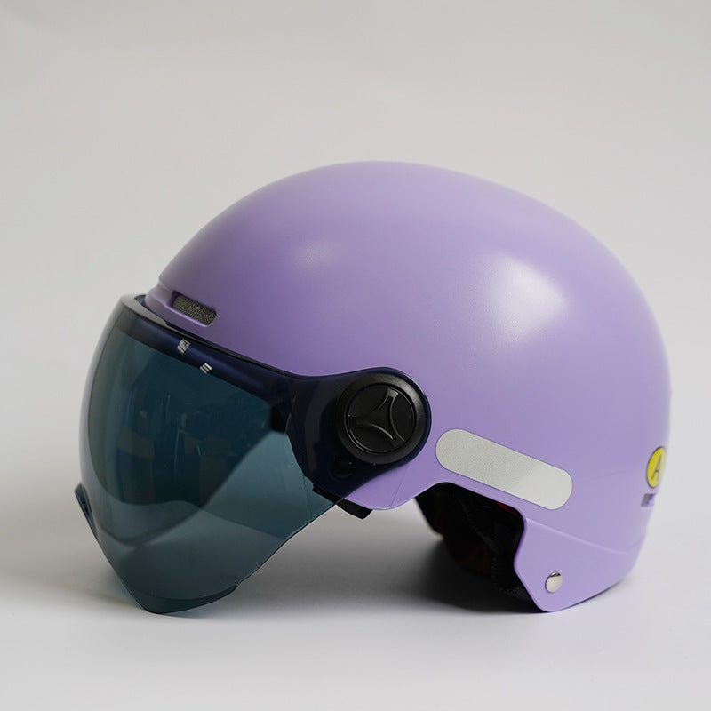 Open Face Motorcycle Helmet UV-Blocking & Impact-Resistant