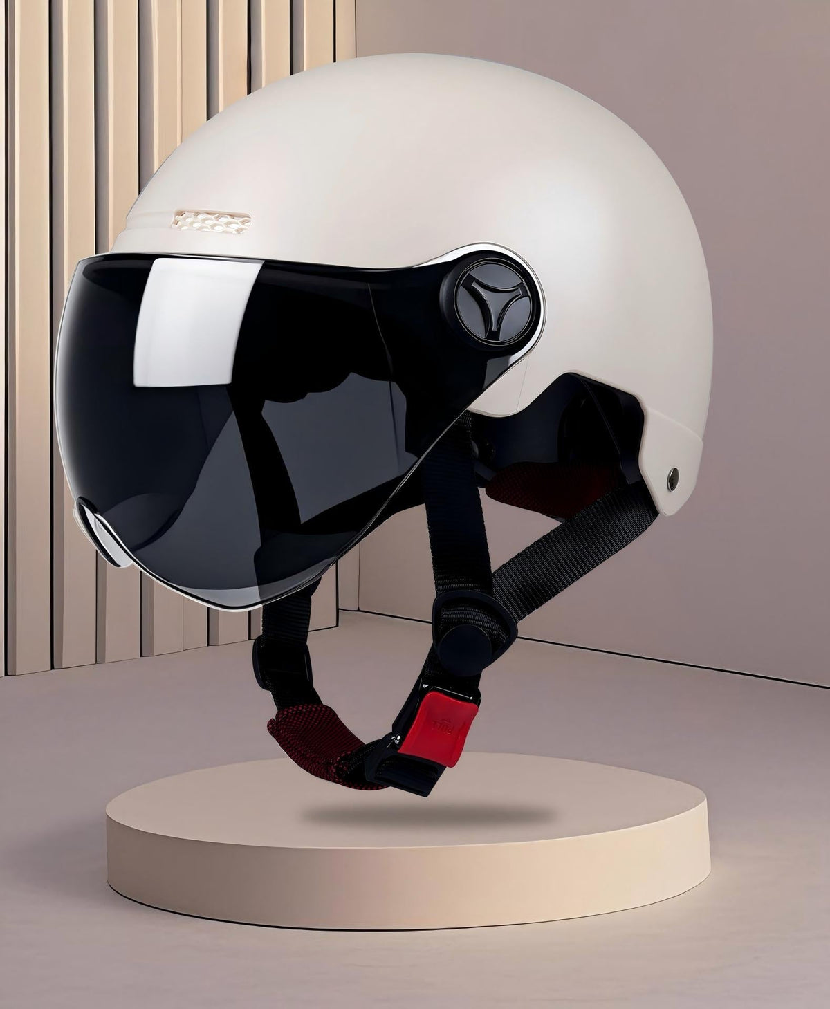Open Face Motorcycle Helmet UV-Blocking & Impact-Resistant