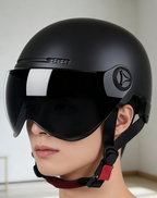 Open Face Motorcycle Helmet UV-Blocking & Impact-Resistant