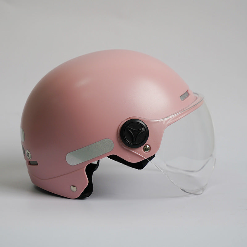 Open Face Motorcycle Helmet UV-Blocking & Impact-Resistant