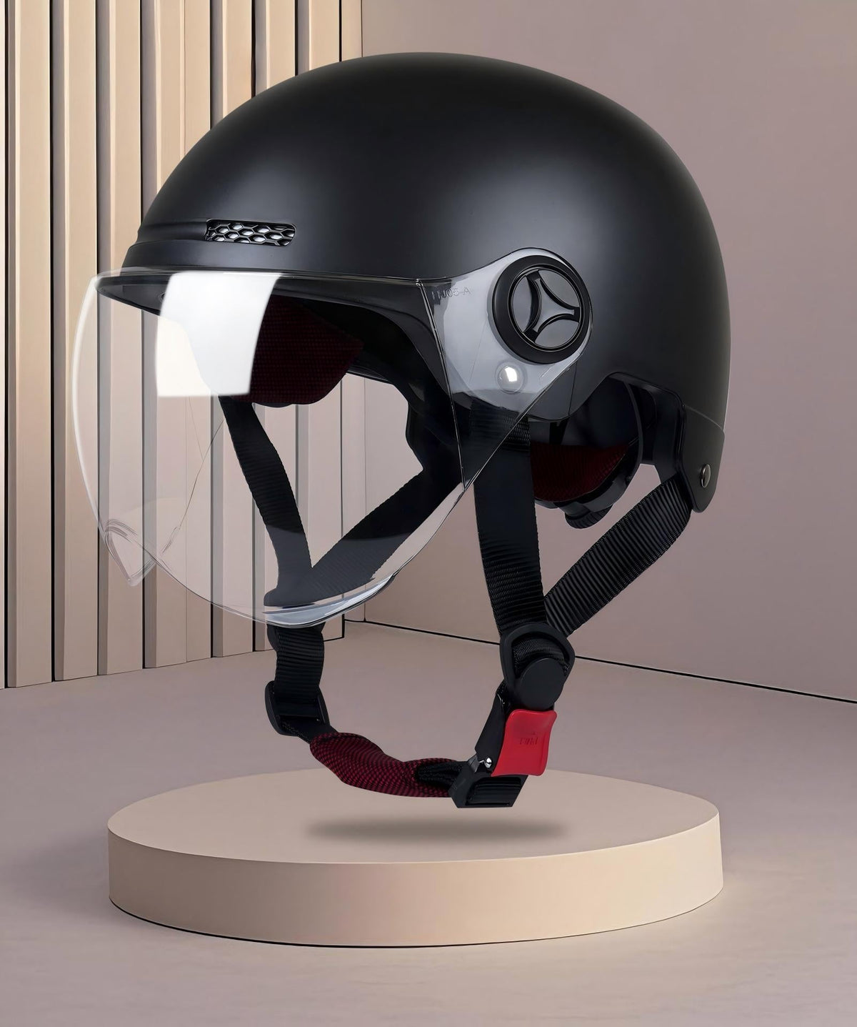 Open Face Motorcycle Helmet UV-Blocking & Impact-Resistant