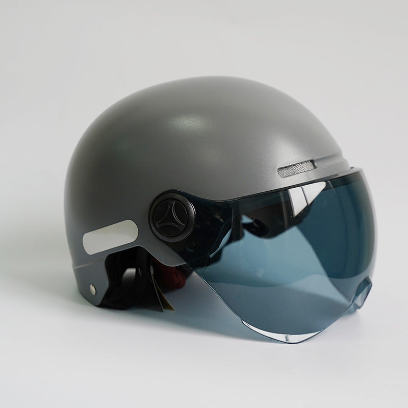Open Face Motorcycle Helmet UV-Blocking & Impact-Resistant