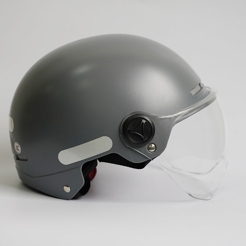 Open Face Motorcycle Helmet UV-Blocking & Impact-Resistant