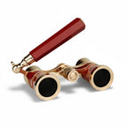 Opera Glasses 3x Magnification BAK4 Prisms Foldable Handle