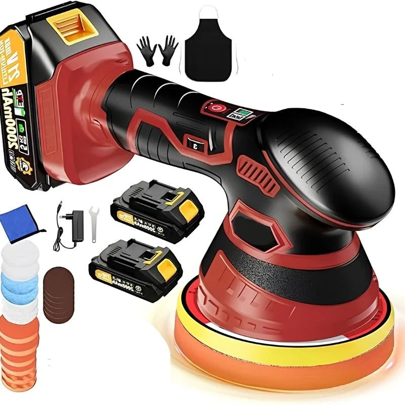 Orbital Buffer Cordless Variable-Speed Foam Pad Kit