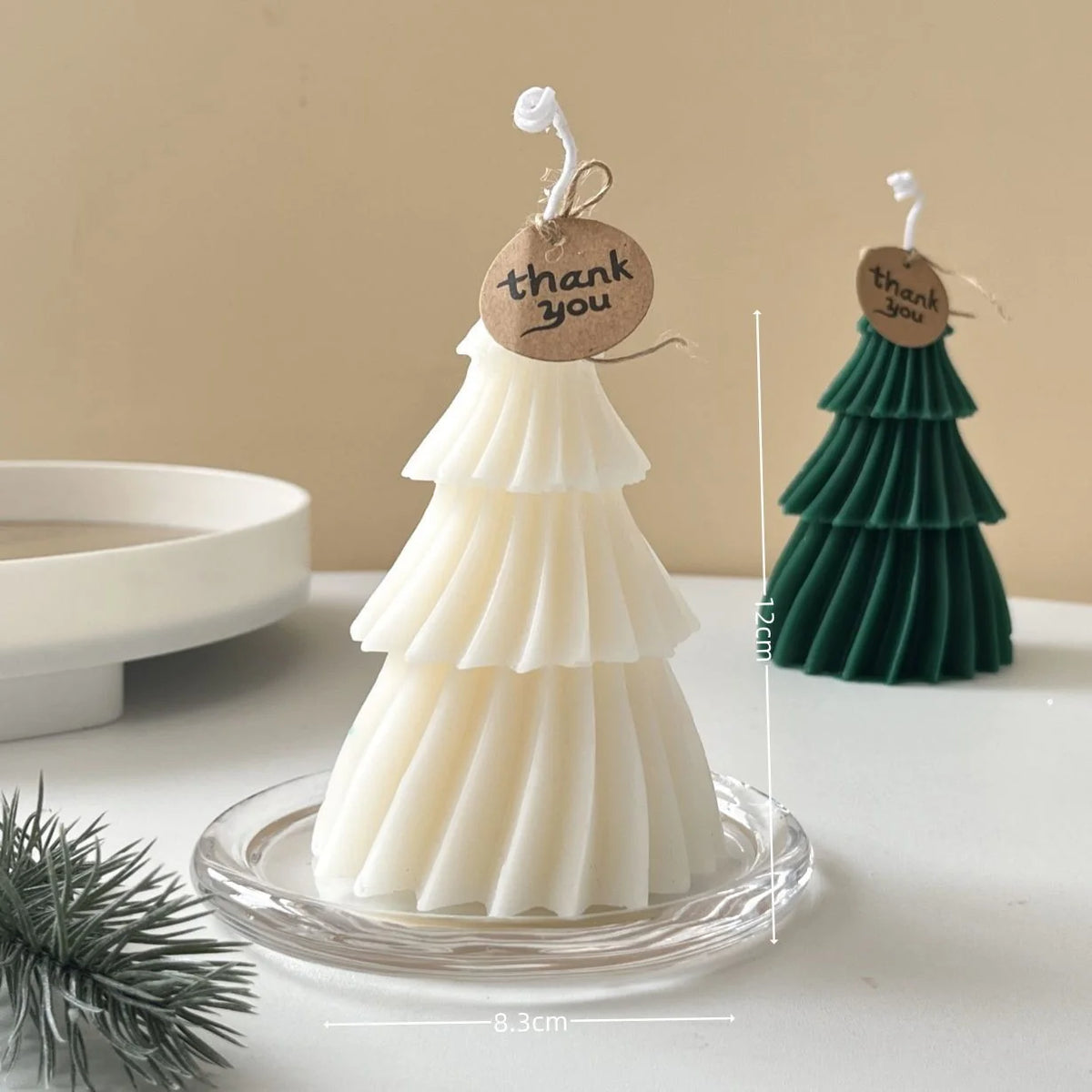 Ornament Candle Hand-Poured Soy Wax & Hanging Loop