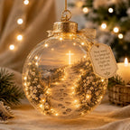 Ornament Lighted Scripture Keepsake