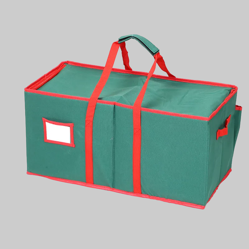 Ornament Storage Box Adjustable Dividers Holds 72 Ornaments