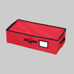 Ornament Storage Box Adjustable Dividers Holds 72 Ornaments