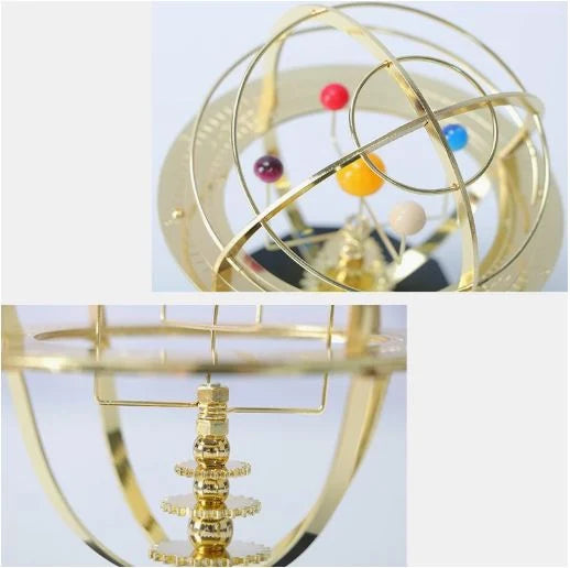 Orrery Handcrafted Brass Manual Movement