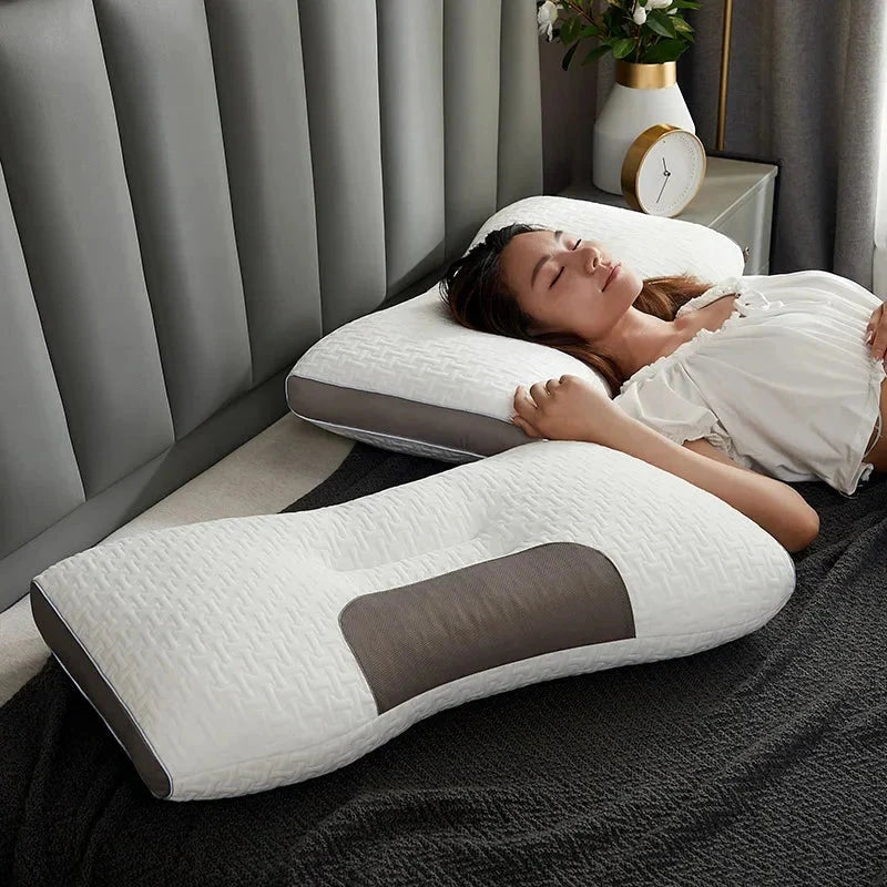 Orthopedic Cervical Pillow Ergonomic Contour & Soybean Fiber Core
