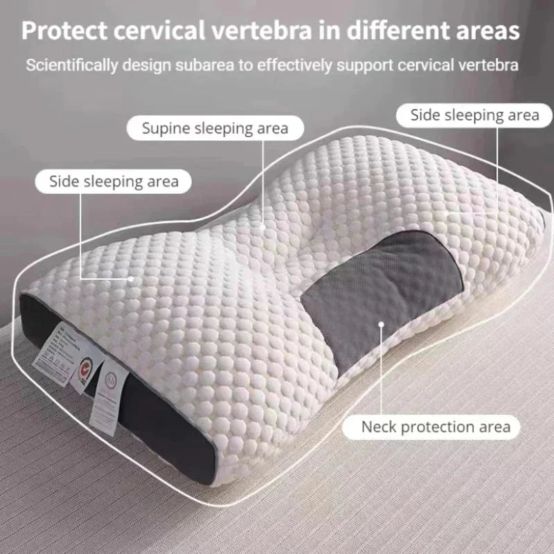 Orthopedic Cervical Pillow Ergonomic Contour & Soybean Fiber Core