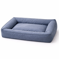 Orthopedic Dog Bed Memory Foam & 360-Degree Bolster Waterproof Cover