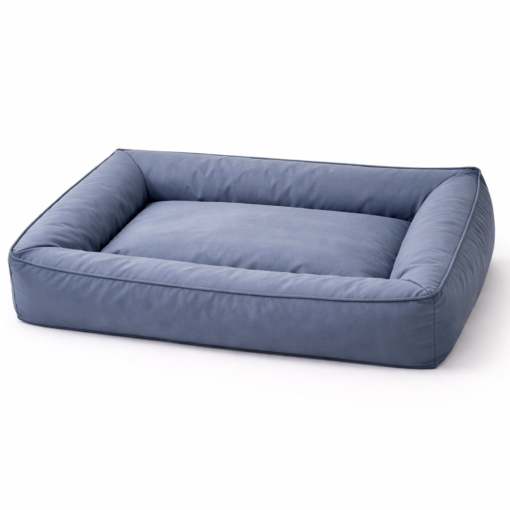 Orthopedic Dog Bed Memory Foam & 360-Degree Bolster Waterproof Cover