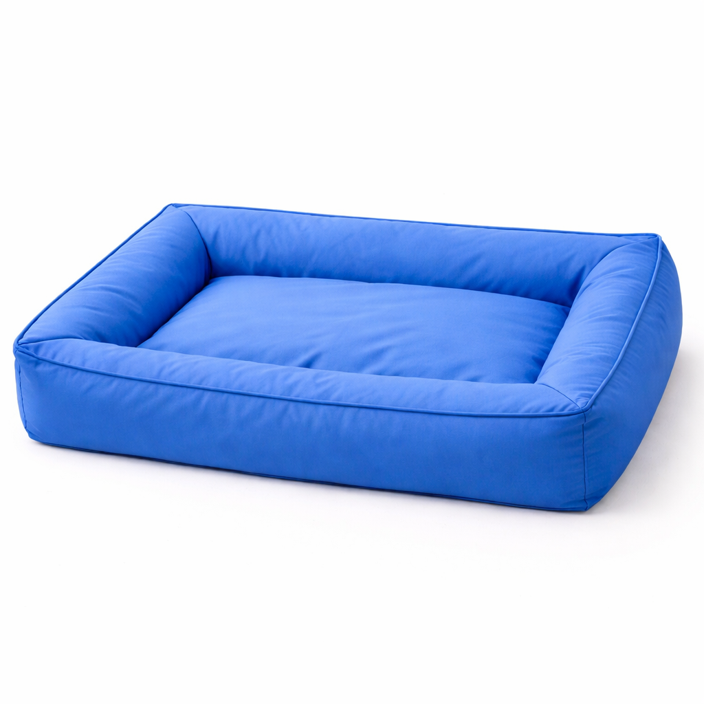 Orthopedic Dog Bed Memory Foam & 360-Degree Bolster Waterproof Cover