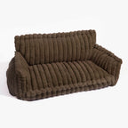 Orthopedic Dog Bed Memory Foam Raised Headrest Removable Cover